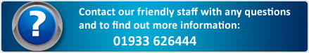 Contact us 01933 626444